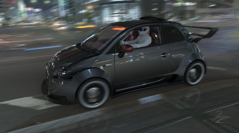 Illustration for article titled Crazy Italian Designers Want To Build That Fiat 500 With A Ferrari V8
